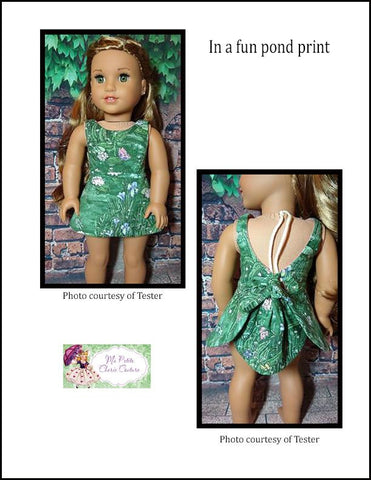 Mon Petite Cherie Couture 18 Inch Modern Moressa Swimsuit 18" Doll Clothes Pattern larougetdelisle