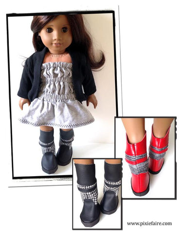 Miche Designs Shoes Over The Knee Boots 18" Doll Boots larougetdelisle