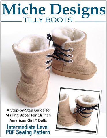 Miche Designs Shoes Tilly Boot 18" Doll Shoes larougetdelisle