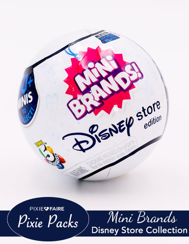 runfordennis Pixie Packs 5 Surprise Mini Brands Disney Store Series 1 Mystery Capsule Collectible Toy runfordennis