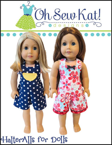 Oh Sew Kat 18 Inch Modern HalterAlls for Dolls 18" Doll Clothes larougetdelisle