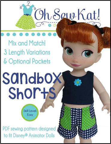 Oh Sew Kat Disney Doll Sandbox Shorts For Disney Animator Dolls larougetdelisle