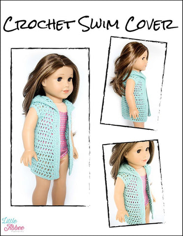 Little Abbee Crochet Crochet Swim Cover Pattern for 18 Inch Dolls larougetdelisle