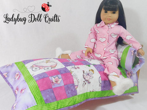 Ladybug Doll Quilts Free Quilt Patch Play 18" Doll Quilt Pattern larougetdelisle