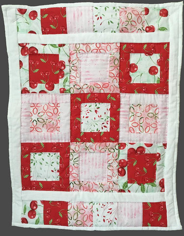 Ladybug Doll Quilts Quilt Pretty Patches 18" Doll Quilt Pattern larougetdelisle