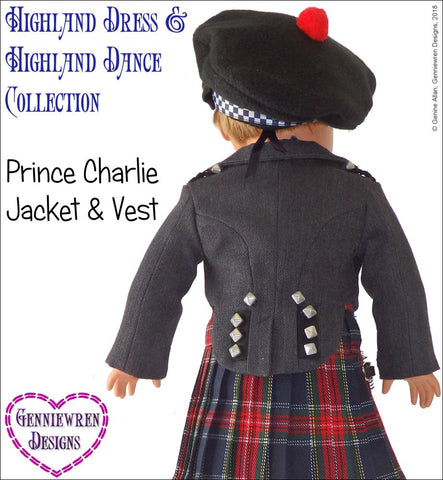 Genniewren 18 Inch Modern Boy's Highland Bundle 18" Doll Clothes Pattern larougetdelisle