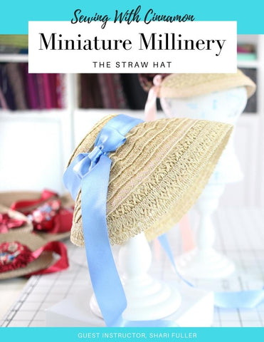 SWC Classes Miniature Millinery The Straw Hat Master Class Video Course larougetdelisle
