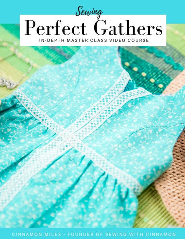 SWC Classes Sewing Perfect Gathers Master Class Video Course larougetdelisle