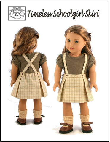 Forever 18 Inches 18 Inch Historical Timeless Schoolgirl Skirt 18" Doll Clothes larougetdelisle
