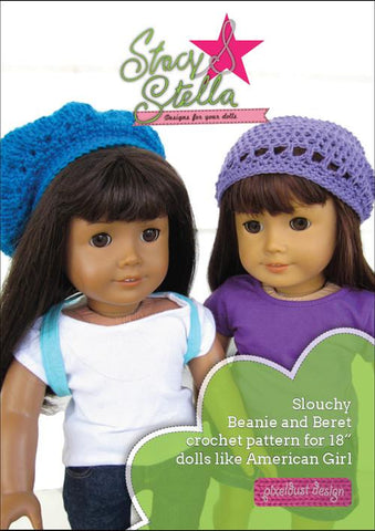 Stacy and Stella Crochet Beanie and Beret Crochet Pattern larougetdelisle