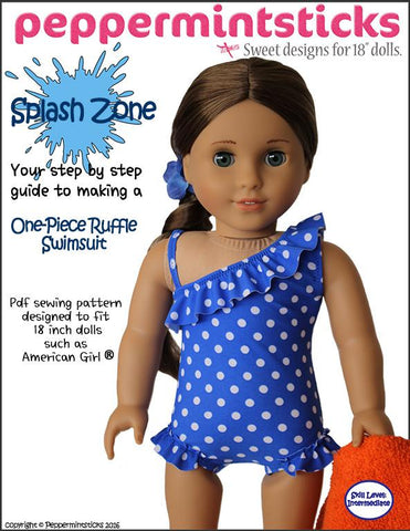 Peppermintsticks 18 Inch Modern Splash Zone 18" Doll Clothes larougetdelisle