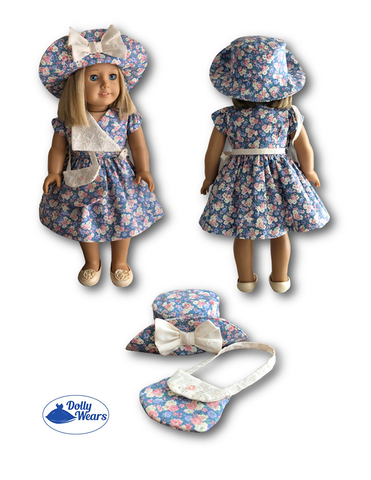Dolly Wears 18 Inch Modern Sweet Adaline 18" Doll Clothes Pattern larougetdelisle