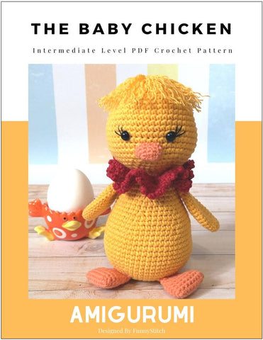 Funny Stitch Amigurumi The Baby Chicken Amigurumi Crochet Pattern larougetdelisle