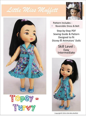 Little Miss Muffett Disney Animator Topsy Turvy Pattern for Disney Animators' Dolls larougetdelisle