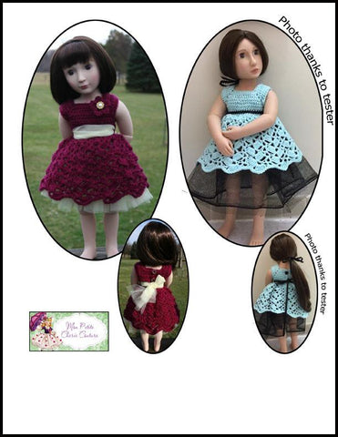 Mon Petite Cherie Couture A Girl For All Time Tumbling Scallops for AGAT Dolls larougetdelisle