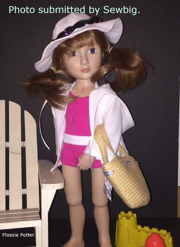 Flossie Potter A Girl For All Time Surf Side 3-in-1 for AGAT Dolls larougetdelisle
