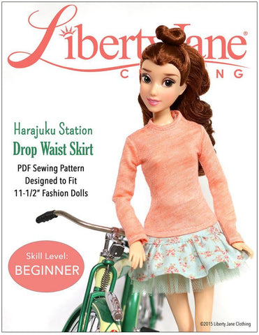 Liberty Jane Barbie Harajuku Station Skirt for 11 1/2" Fashion Dolls larougetdelisle