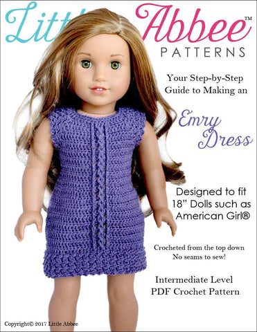 Little Abbee Crochet Emry Dress Crochet Pattern larougetdelisle