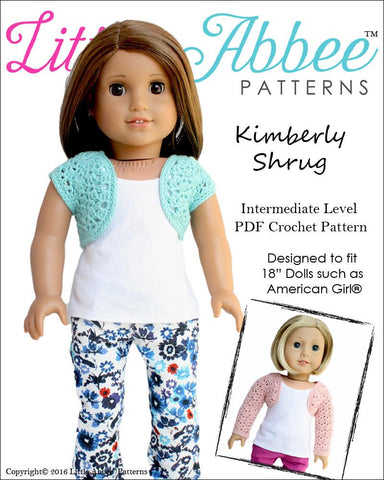 Little Abbee Crochet Kimberly Shrug Crochet Pattern larougetdelisle