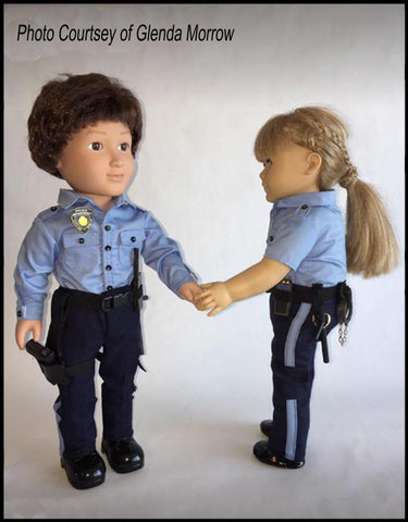 Koski Kreations 18 Inch Modern Law Enforcement Uniform 18" Doll Clothes Pattern larougetdelisle