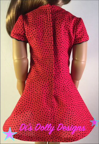 Di's Dolly Designs Kidz n Cats Spring Fling Dress Pattern for Kidz N Cats Dolls larougetdelisle