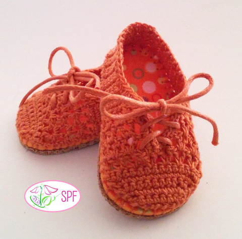Sweet Pea Fashions Crochet Lola Crocheted Oxfords and Slip-ons Crochet Pattern larougetdelisle