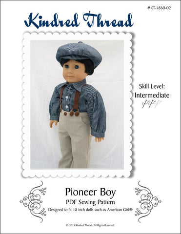Kindred Thread 18 Inch Boy Doll Pioneer Boy 18" Doll Clothes larougetdelisle