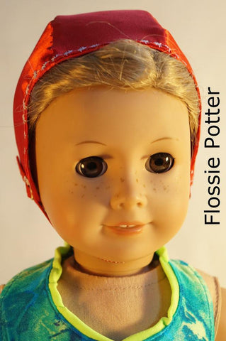 Flossie Potter 18 Inch Historical Retro Swim Cap 18" Doll Clothes larougetdelisle