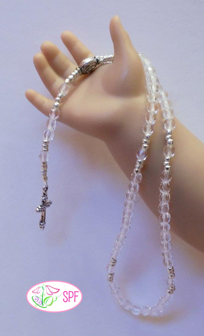Sweet Pea Fashions Tutorials & Crafts Doll-Sized Rosary Doll Jewelry Pattern larougetdelisle