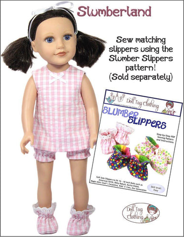 Doll Tag Clothing Journey Girl Slumberland Pattern for 18" - 19" Slim Dolls larougetdelisle