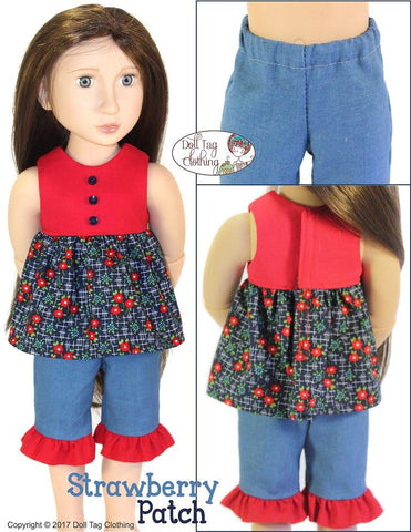 Doll Tag Clothing A Girl For All Time Strawberry Patch for AGAT Dolls larougetdelisle