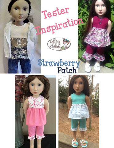 Doll Tag Clothing A Girl For All Time Strawberry Patch for AGAT Dolls larougetdelisle