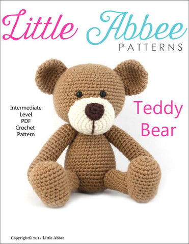 Little Abbee Amigurumi Teddy Bear Amigurumi Crochet Pattern larougetdelisle