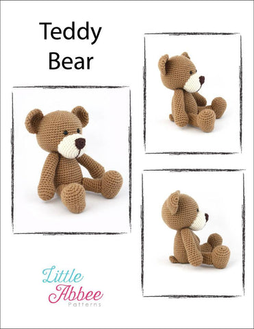 Little Abbee Amigurumi Teddy Bear Amigurumi Crochet Pattern larougetdelisle
