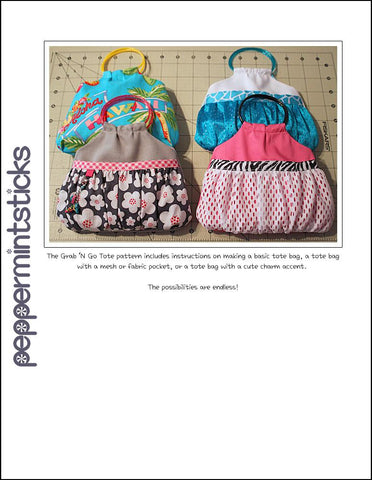 Peppermintsticks 18 Inch Modern Grab 'N Go Tote Bag 18" Doll Accessories larougetdelisle