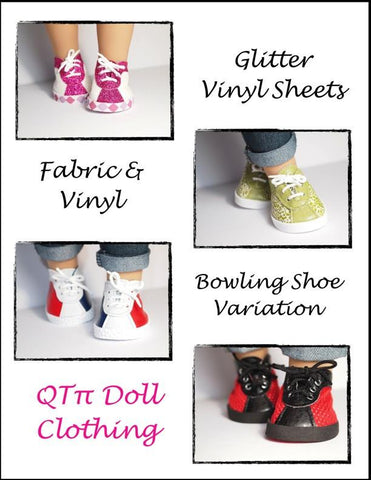 QTπ Doll Clothing Shoes Retro Sneakers 18" Doll Shoes larougetdelisle