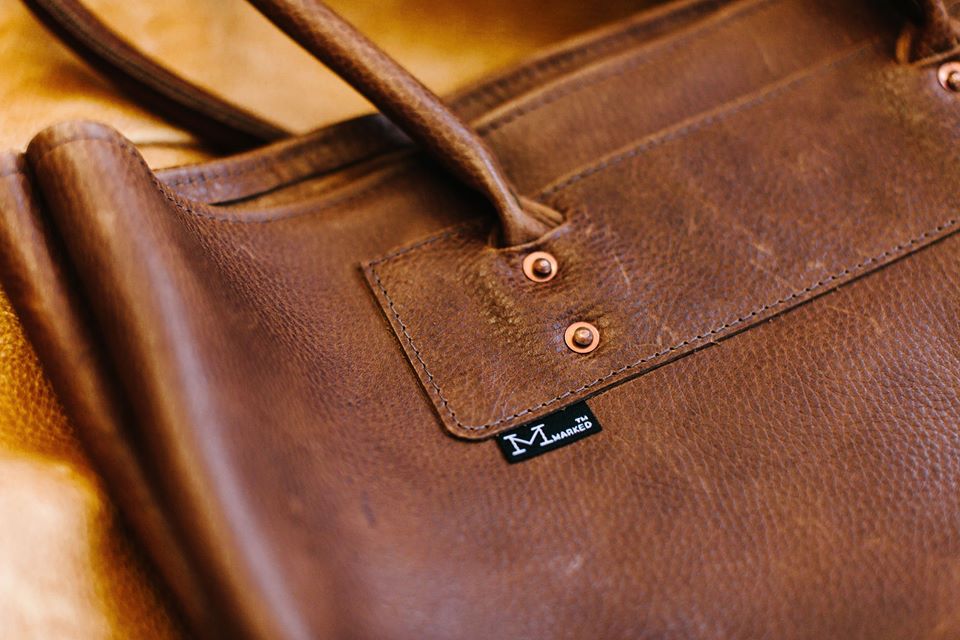 Marked Leather, made in Mineapolis. Leather Goods.