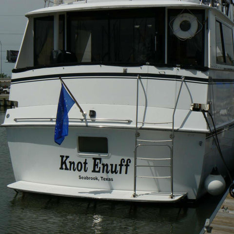 Knot Boat Names - Knot Enuff