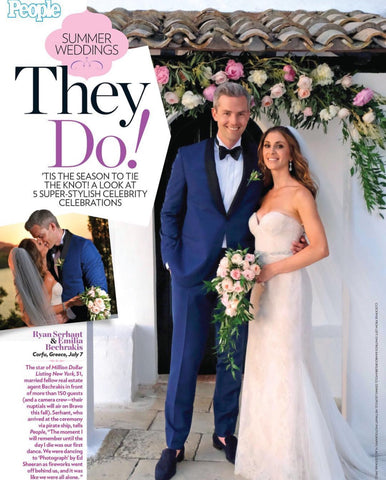 Ryan Serhant and Emilia Bechrakis' Romantic Greece Wedding