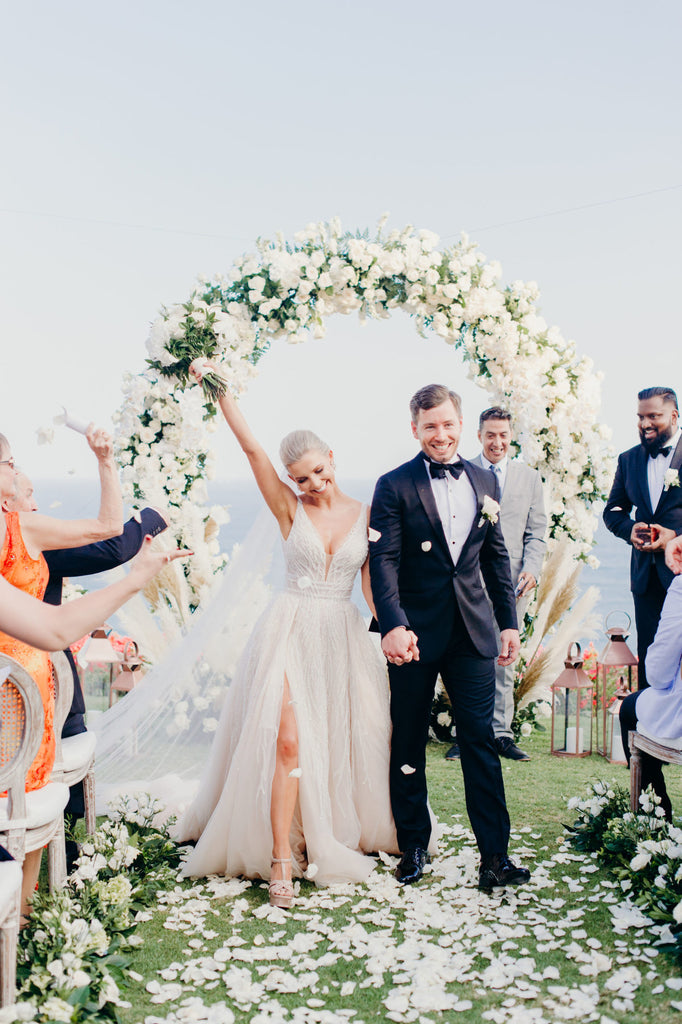 Hannah Polites and husband Garth Wedding Ceremony in Bali