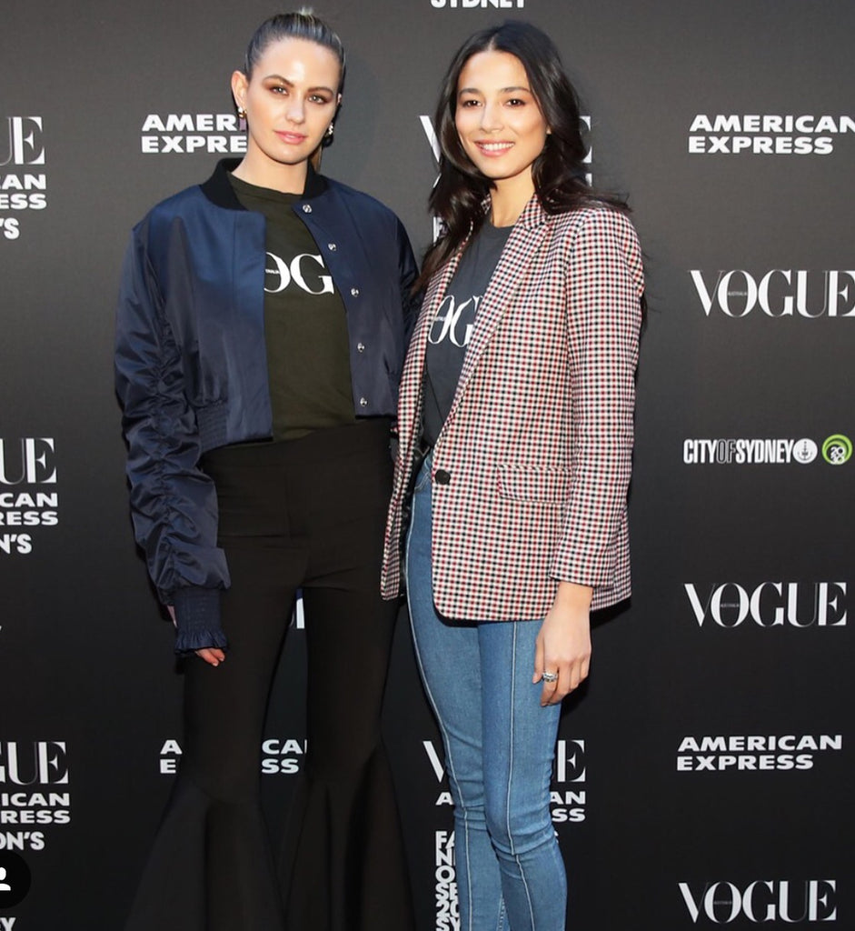 Jesinta Franklin and Jessica Gomes at VAEFNO Sydney 2017