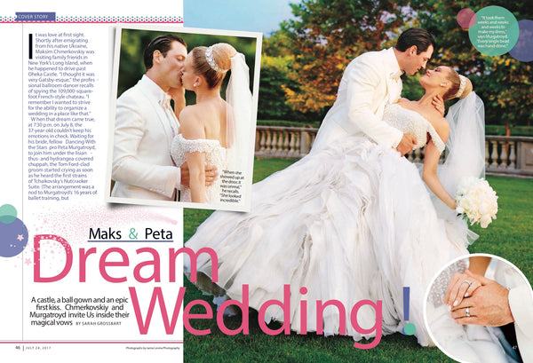 Peta and Maks Dream Wedding in Us Weekly