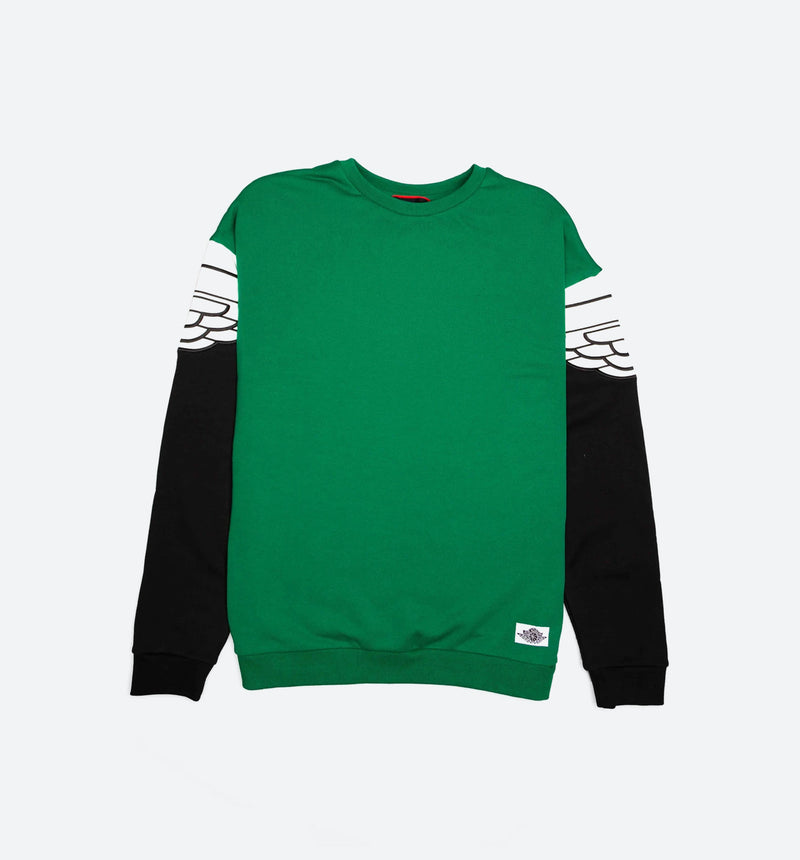 green and black jordan shirt