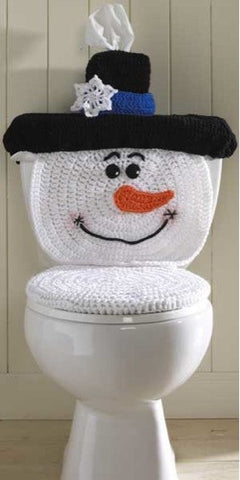 Picture of Snowman Toilet Cover