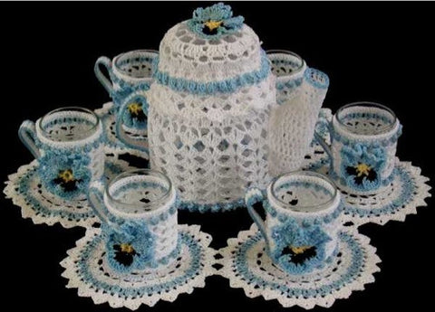 Picture of Teatime Candle Doily Set Crochet Pattern