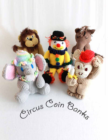 Circus Banks Crochet Pattern Pack Maggies Crochet