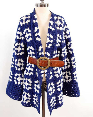 Picture of Granny Square Coat Crochet Pattern