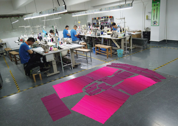 dewerstone life shorts pink fade pattern laid out