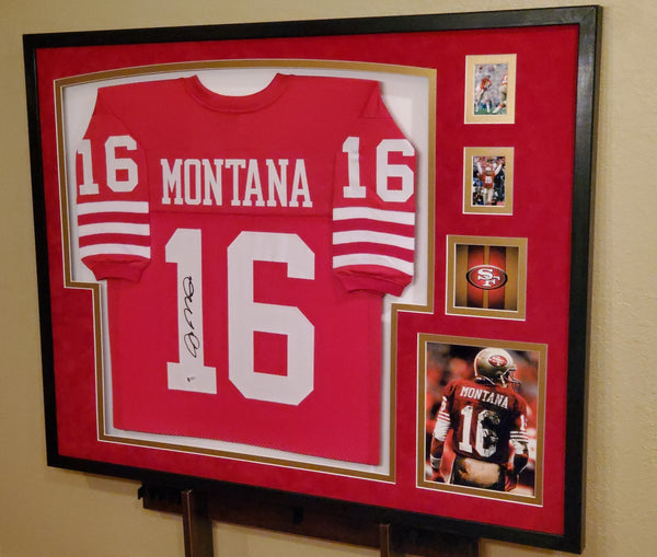 framed football jersey