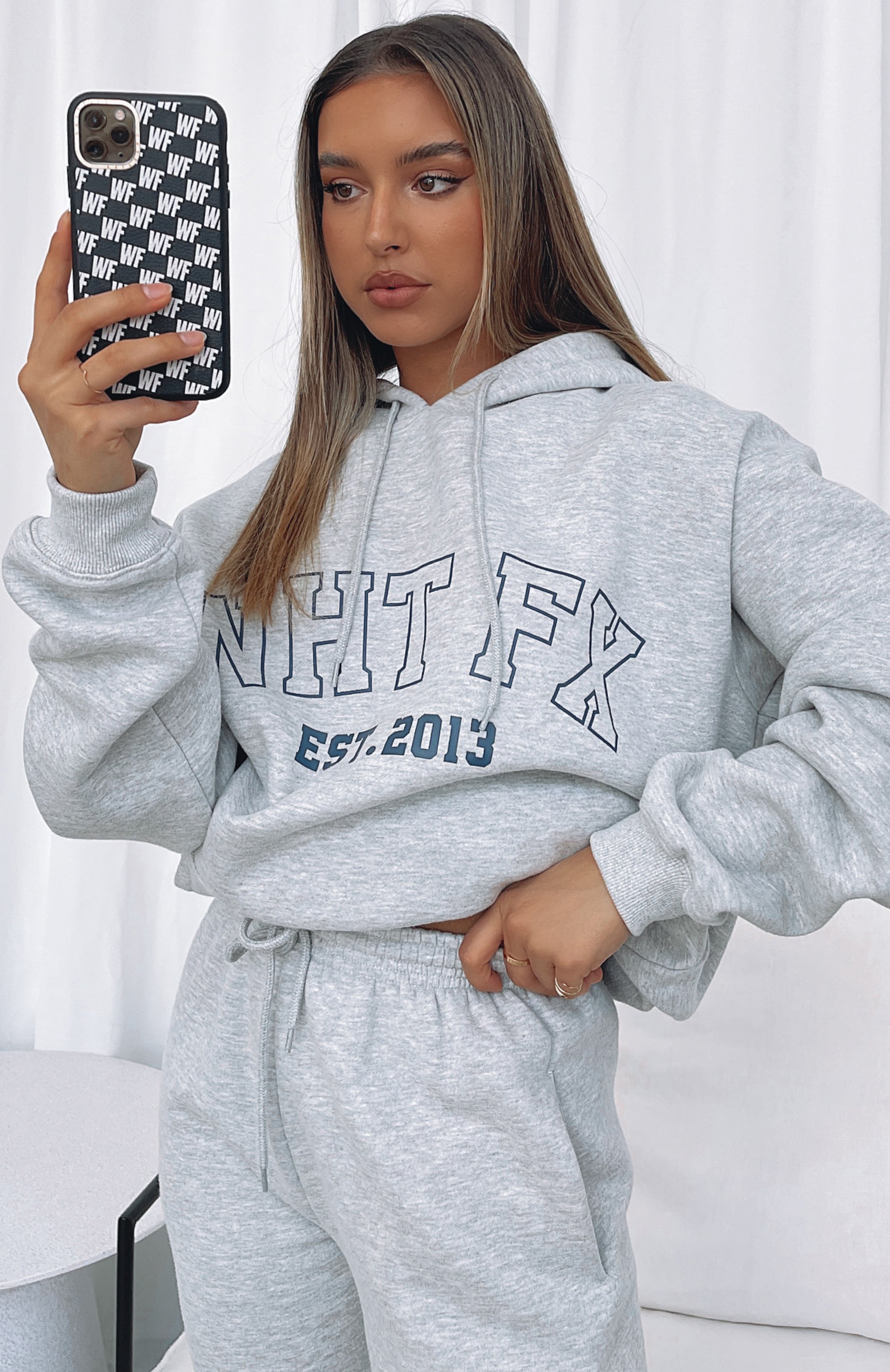 Play The Game Oversized Hoodie Grey Marle